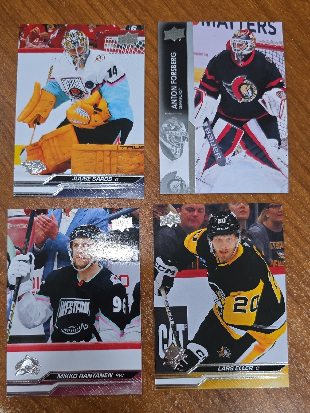 Bauer Black and Red Ottawa Senators Goalie Card